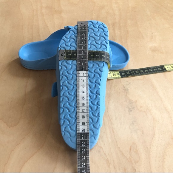 Birkenstock Kids Blue EVA Two-Strap Slide Sandals Size 34. - Picture 9 of 9